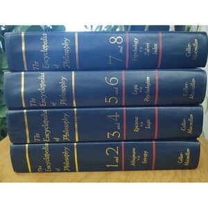 THE ENCYCLOPEDIA OF PHILOSOPHY 1-8 in 4 Volume Set Collier-Macmillan 1972